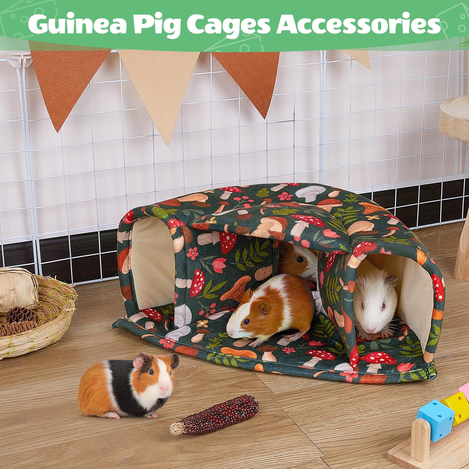 Unicorn Catcher Cama Acogedora Cobaya: espacio cómodo para descansar.
