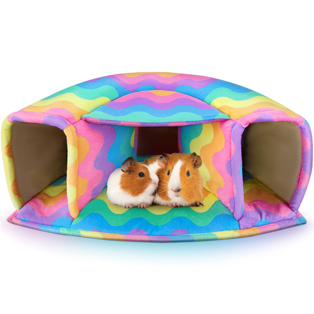 Unicorn Catcher refugio cobaya, conjunto cama y escondite para mascotas pequeñas.