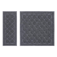 Alfombrilla Unipaws con superficie superior que captura la arena para una limpieza más sencilla