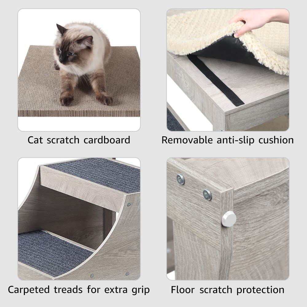 Capacidad de hasta 45 kg para perros y gatos medianos.