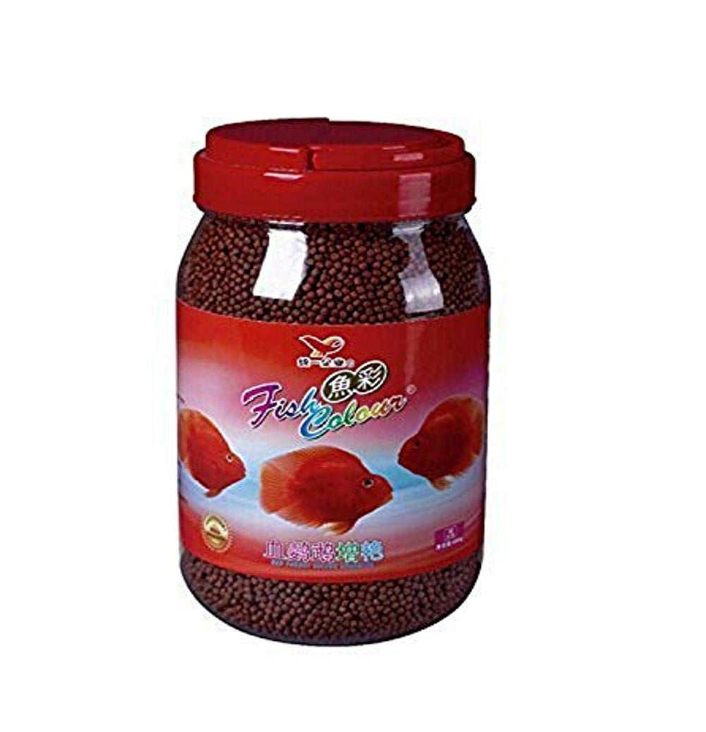 Uni-President Alimento para peces: coloración roja en loro y cíclidos, pellets flotantes para realzar colores