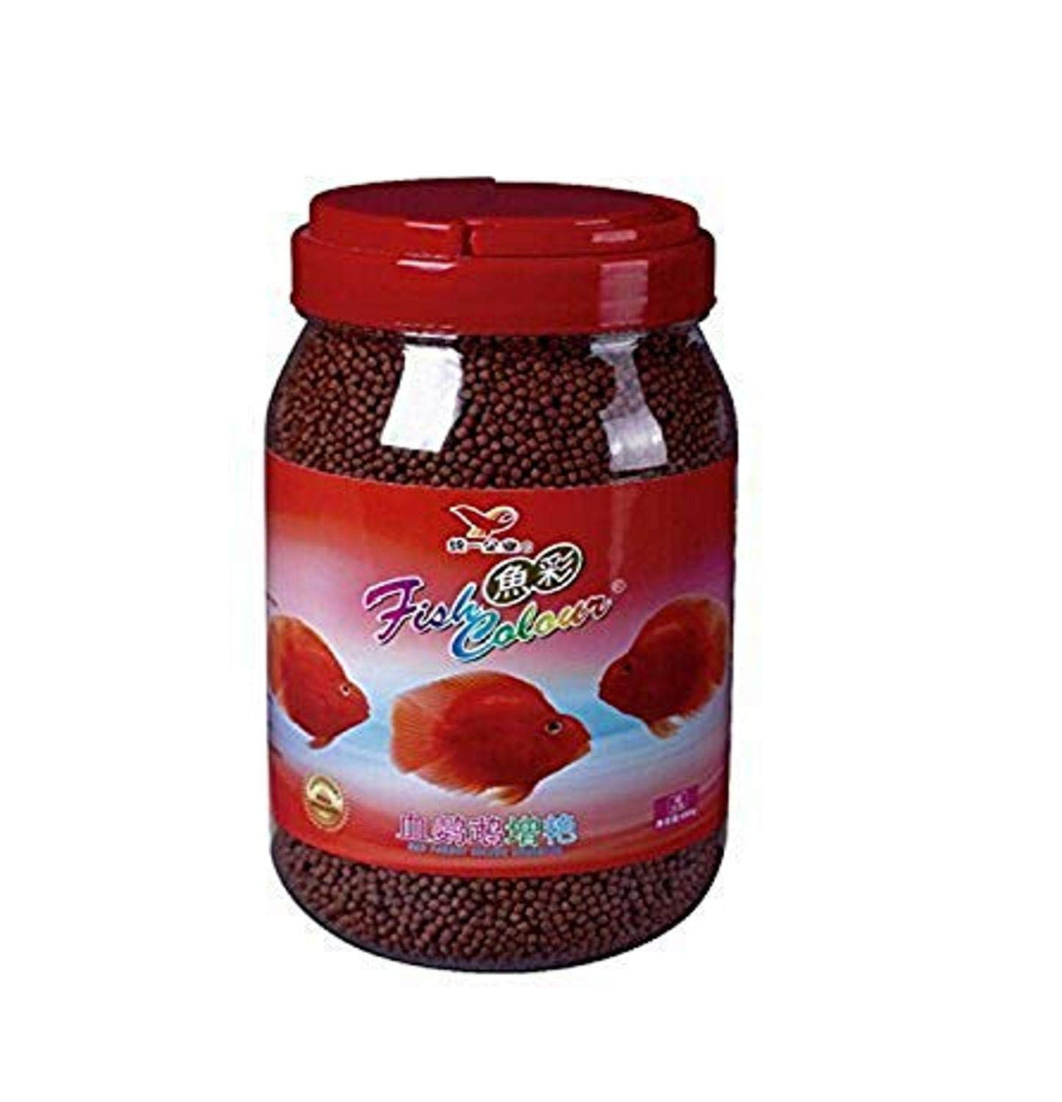 Uni-President Alimento para peces: coloración roja en loro y cíclidos, pellets flotantes para realzar colores