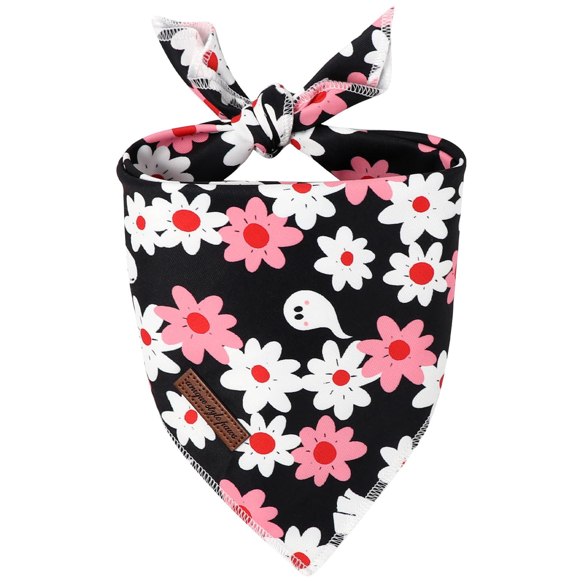 Bandana Unique Style Paws con dibujo fantasma para paseos divertidos