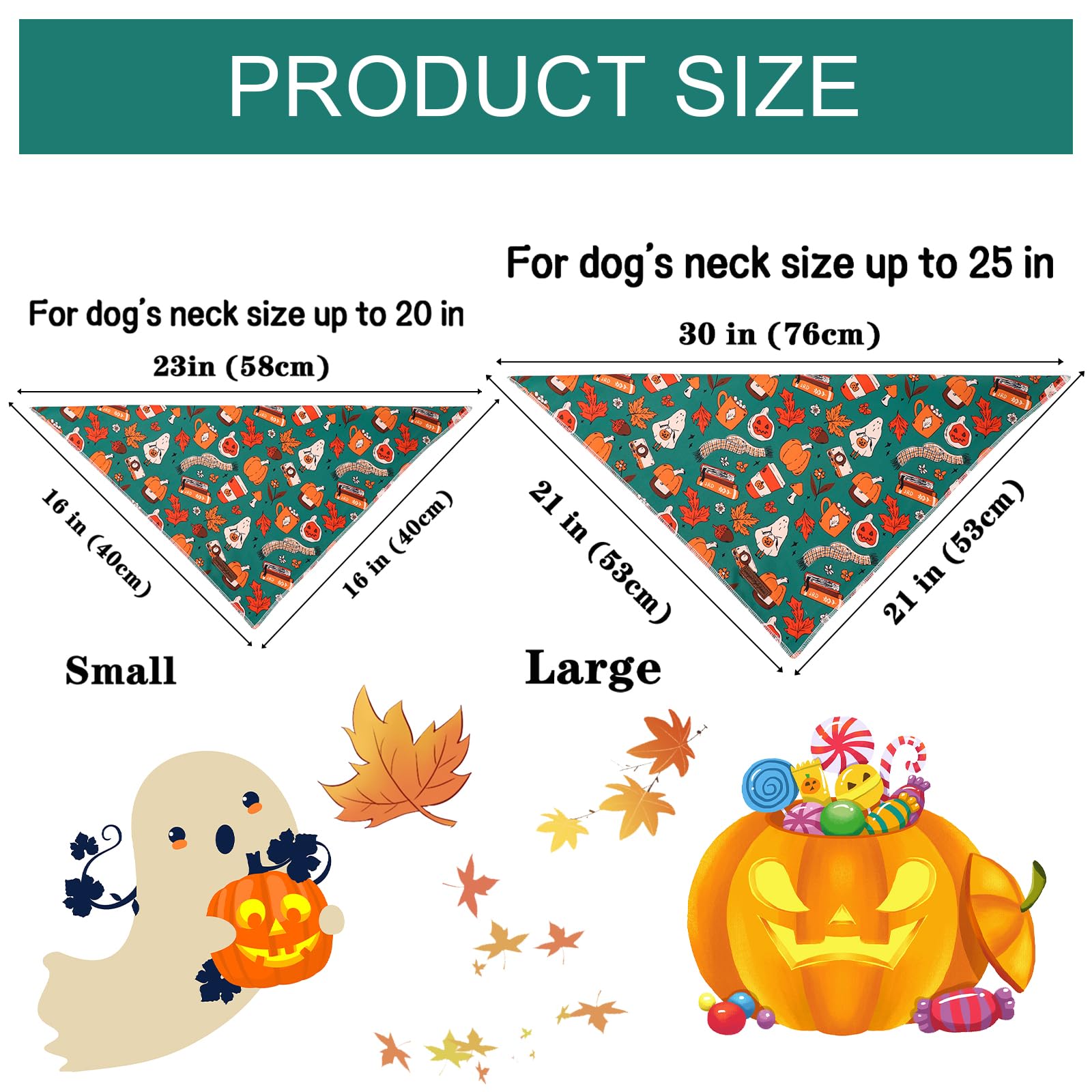 Bandana triangular Unique Style Paws para gato, cómoda y lavable para uso diario.
