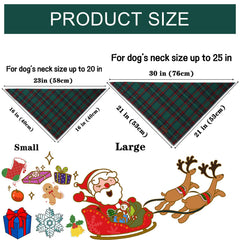 Unique Style Paws Bandana para perro algodón blanco, suave y lavable.