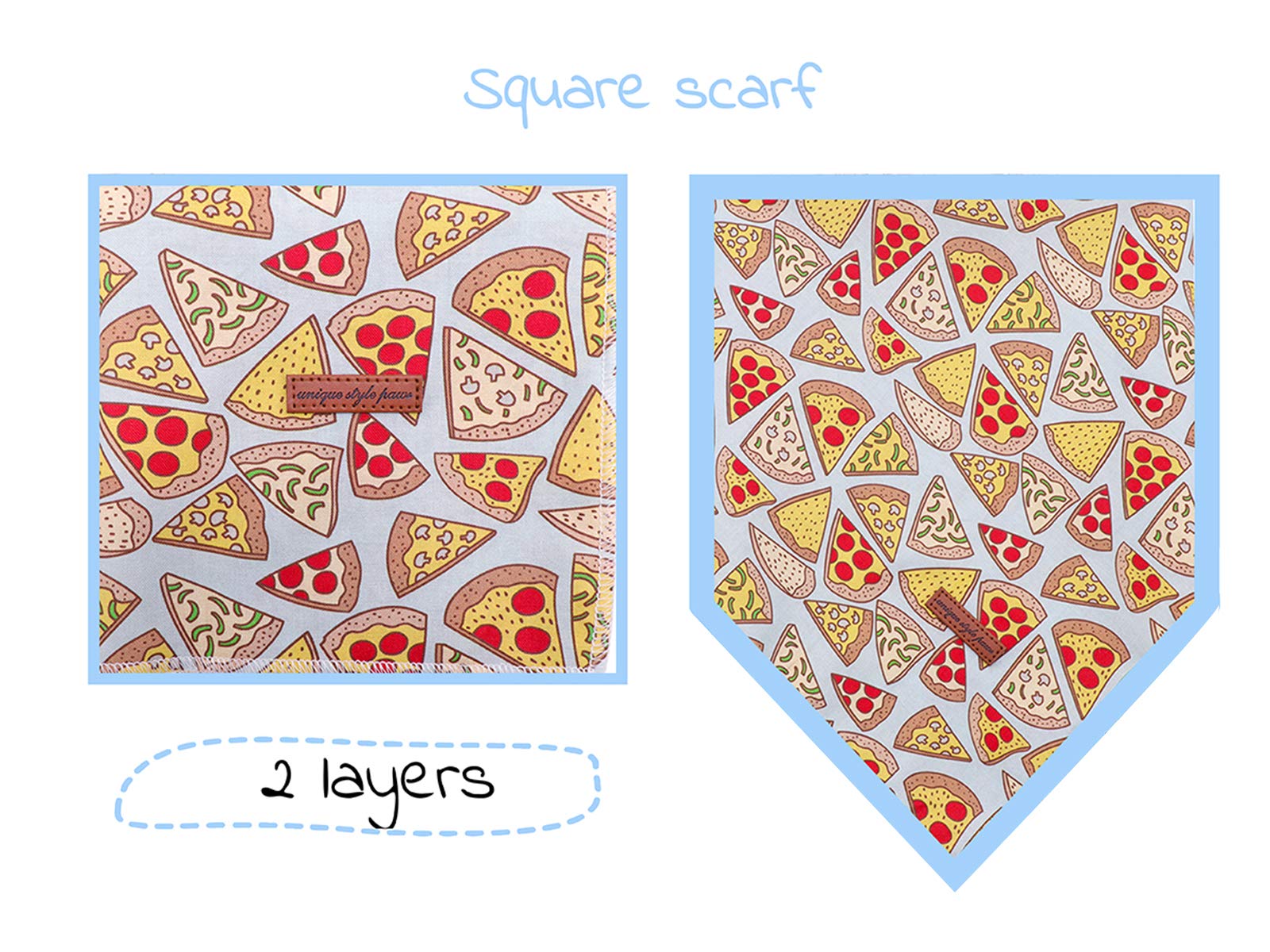 Unique Style Paws bandana-perro-talla-grande, ideal para perros grandes