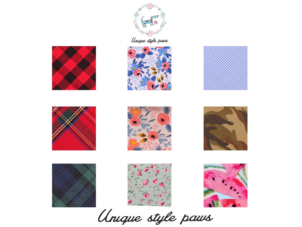 Bandana Unique Style Paws lavable a máquina, cuidado sencillo.