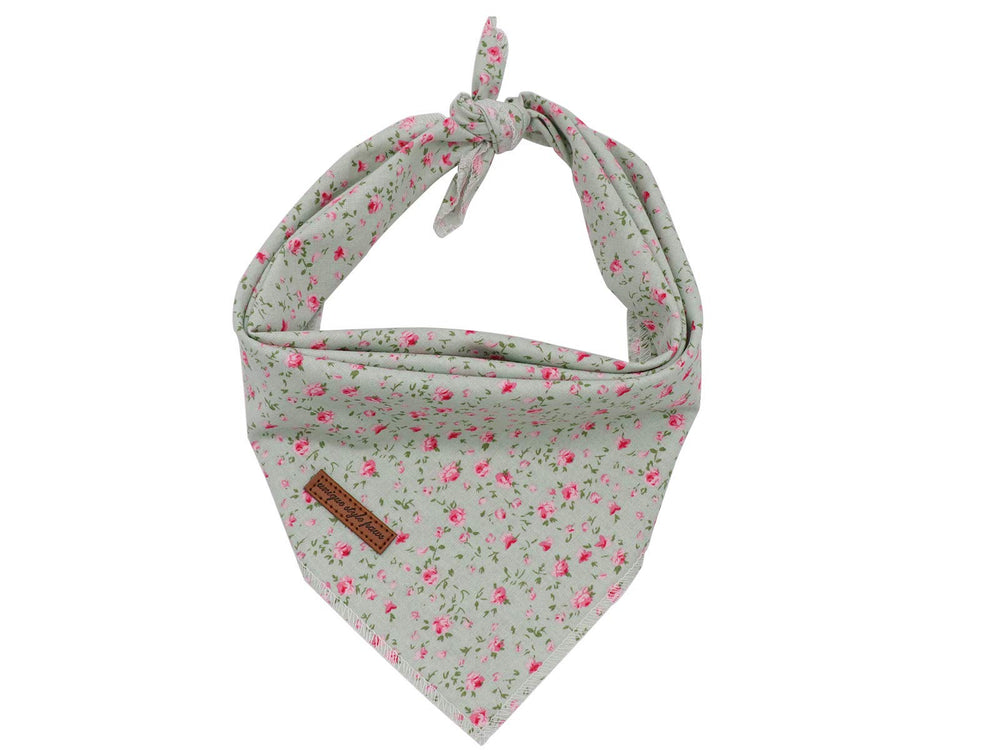 Bandana Unique Style Paws para perro, triángulo lavable, ideal para paseos diarios.