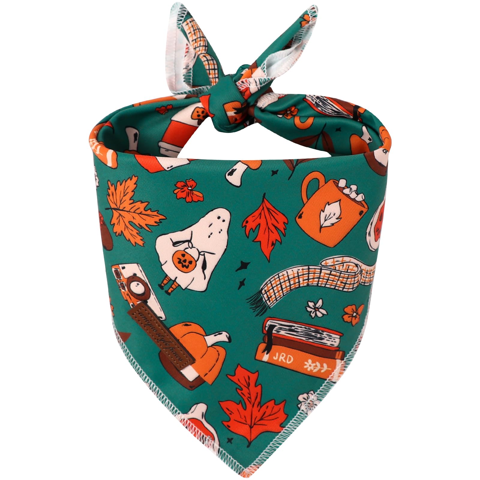 Bandana triangular Unique Style Paws para perro, suave, lavable y duradera.