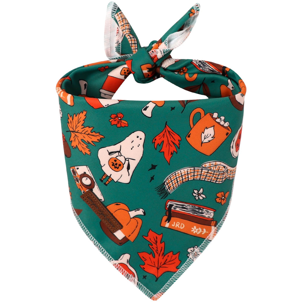 Bandana triangular Unique Style Paws para perro, suave, lavable y duradera.