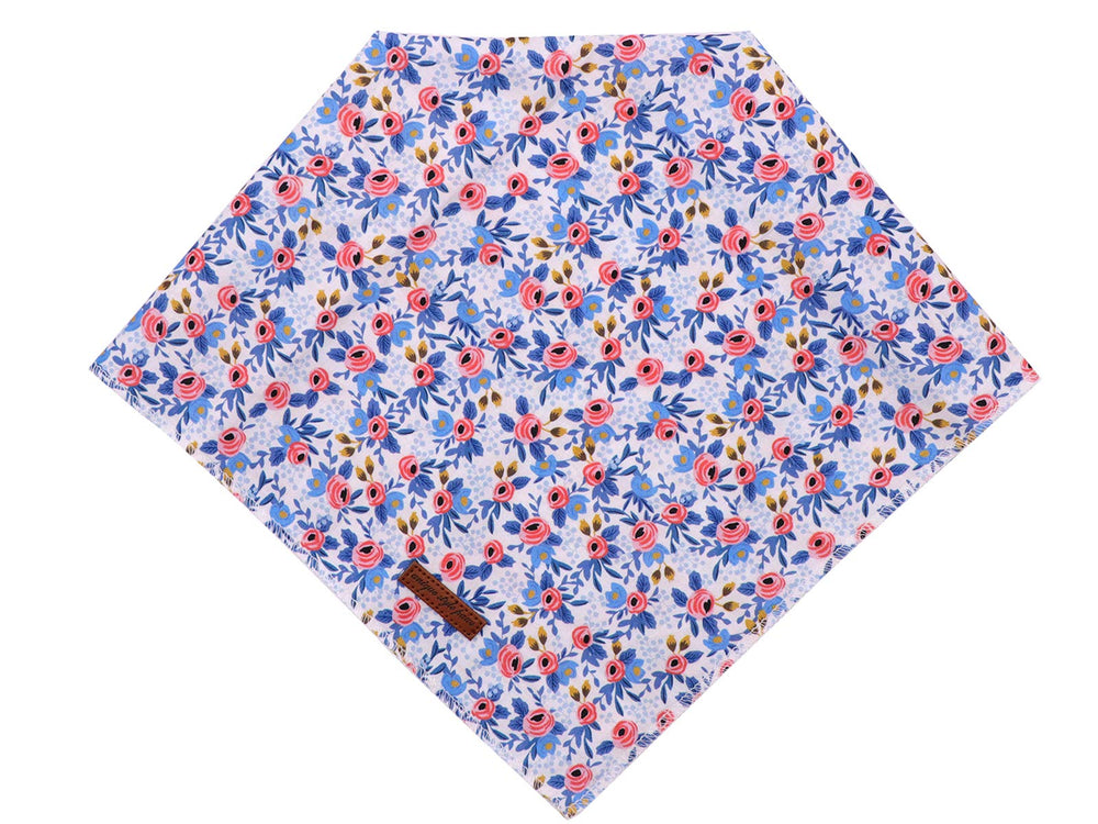 Bandana Unique Style Paws triángulo algodón talla grande, suave y duradera para mascotas.