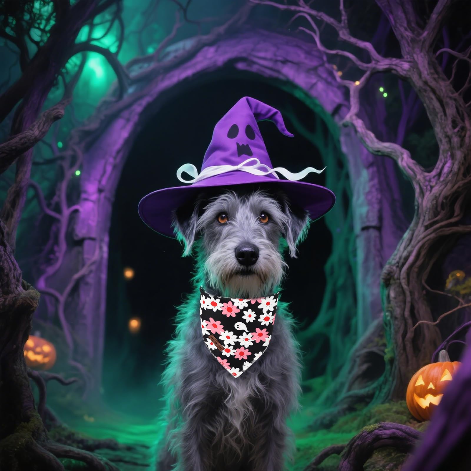 Bandana Unique Style Paws uso versátil para fiestas y salidas