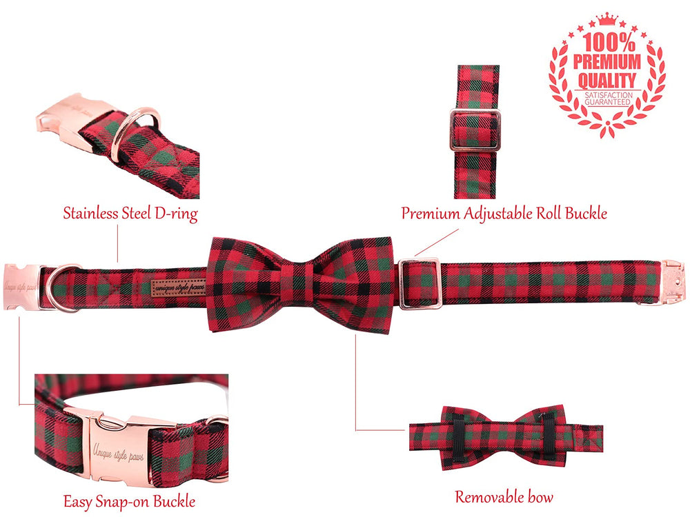 Unique Style Paws collar ajustable para perros pequeños.