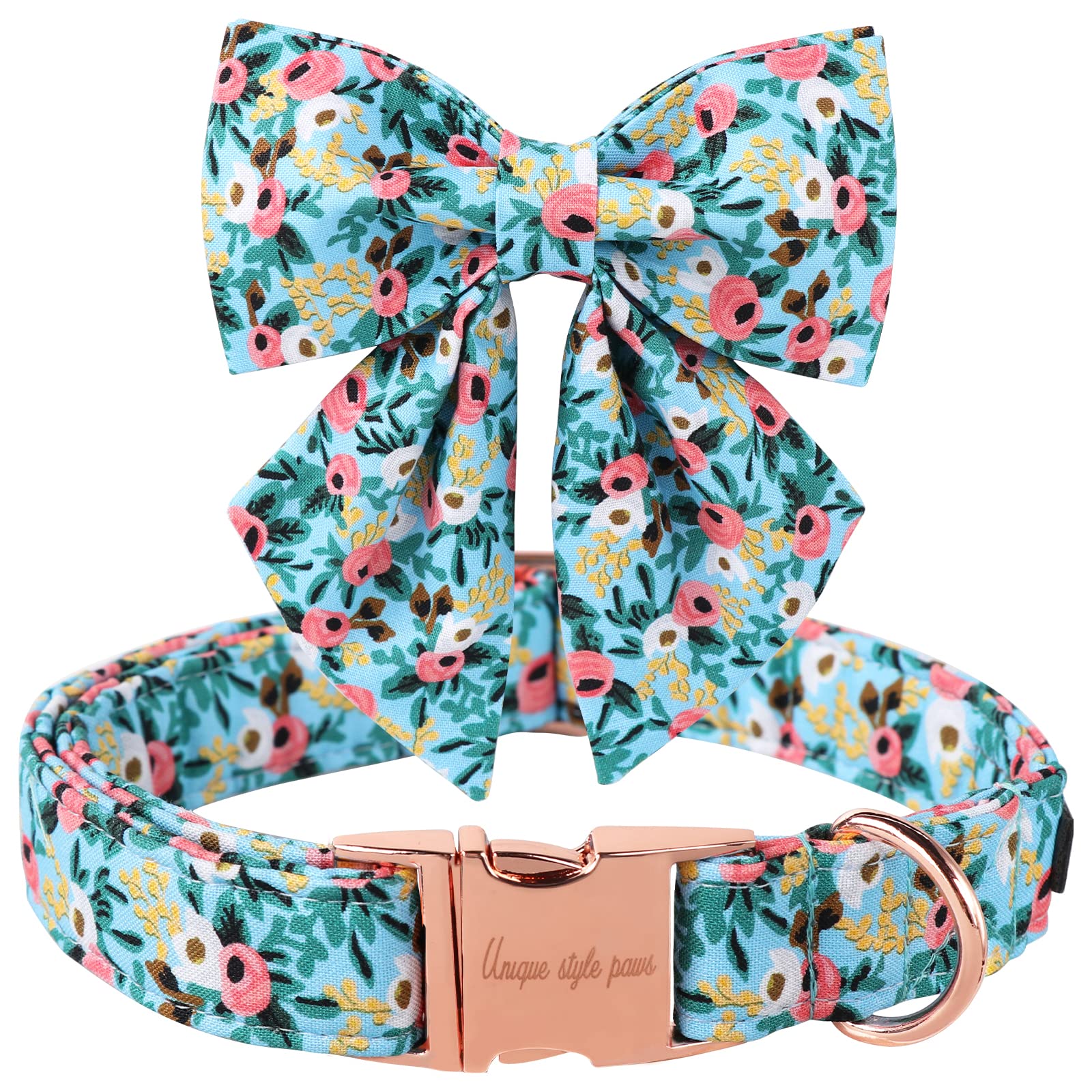 Collar con lazo ajustable de Unique Style Paws para paseos cómodos.