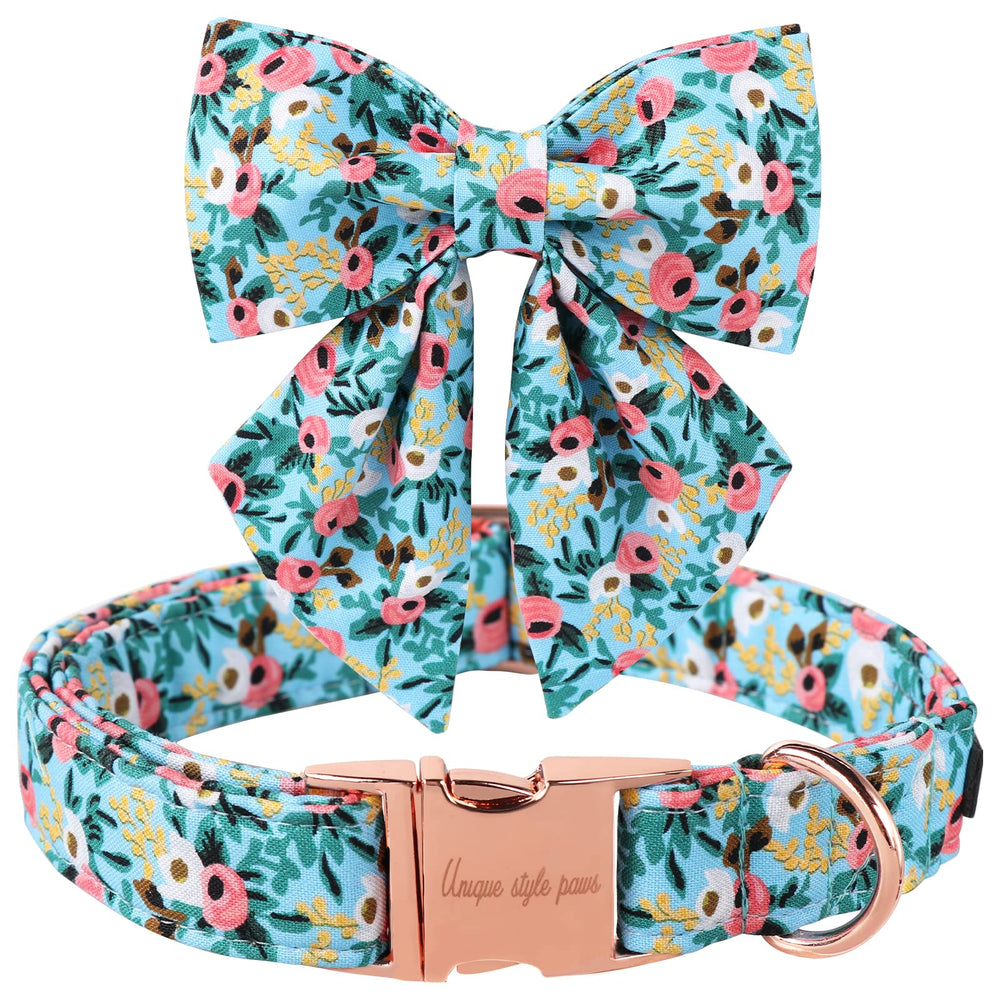 Collar con lazo ajustable de Unique Style Paws para paseos cómodos.