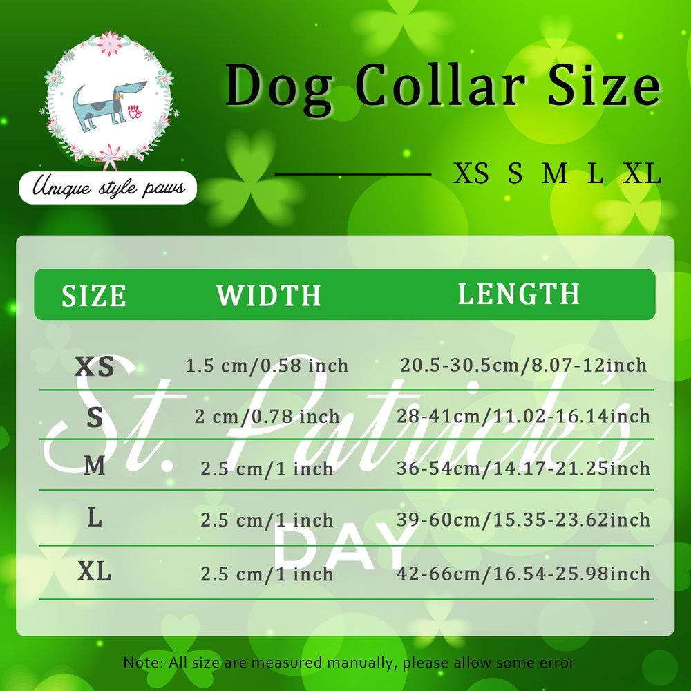 Cierre plastico ligero del collar Unique Style Paws para mayor seguridad