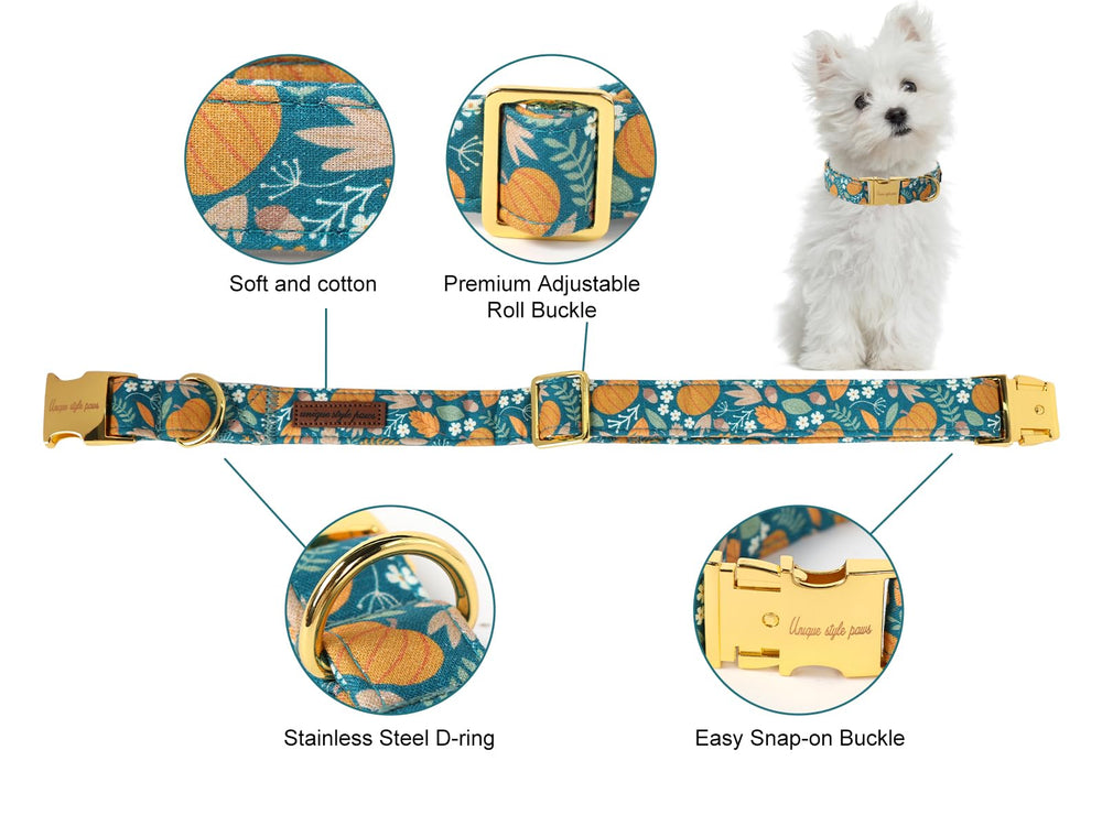 Collar Unique Style Paws, diseño de algodón suave que cuida la piel.