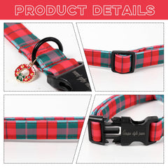 Unique Style Paws collar de algodón cómodo para paseos festivos