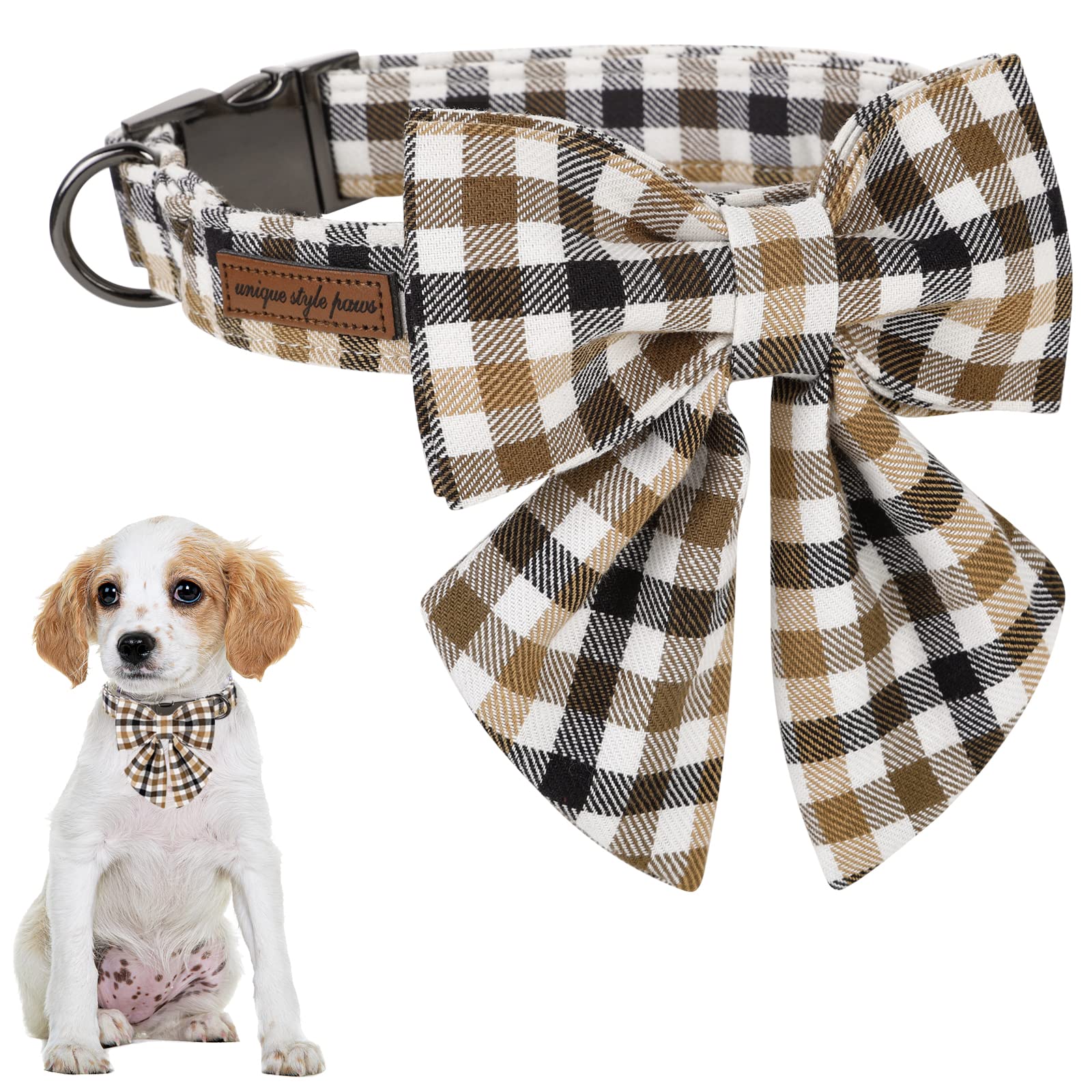 Unique style paws collar perro ajuste-tamaños, cierre seguro para perros en crecimiento