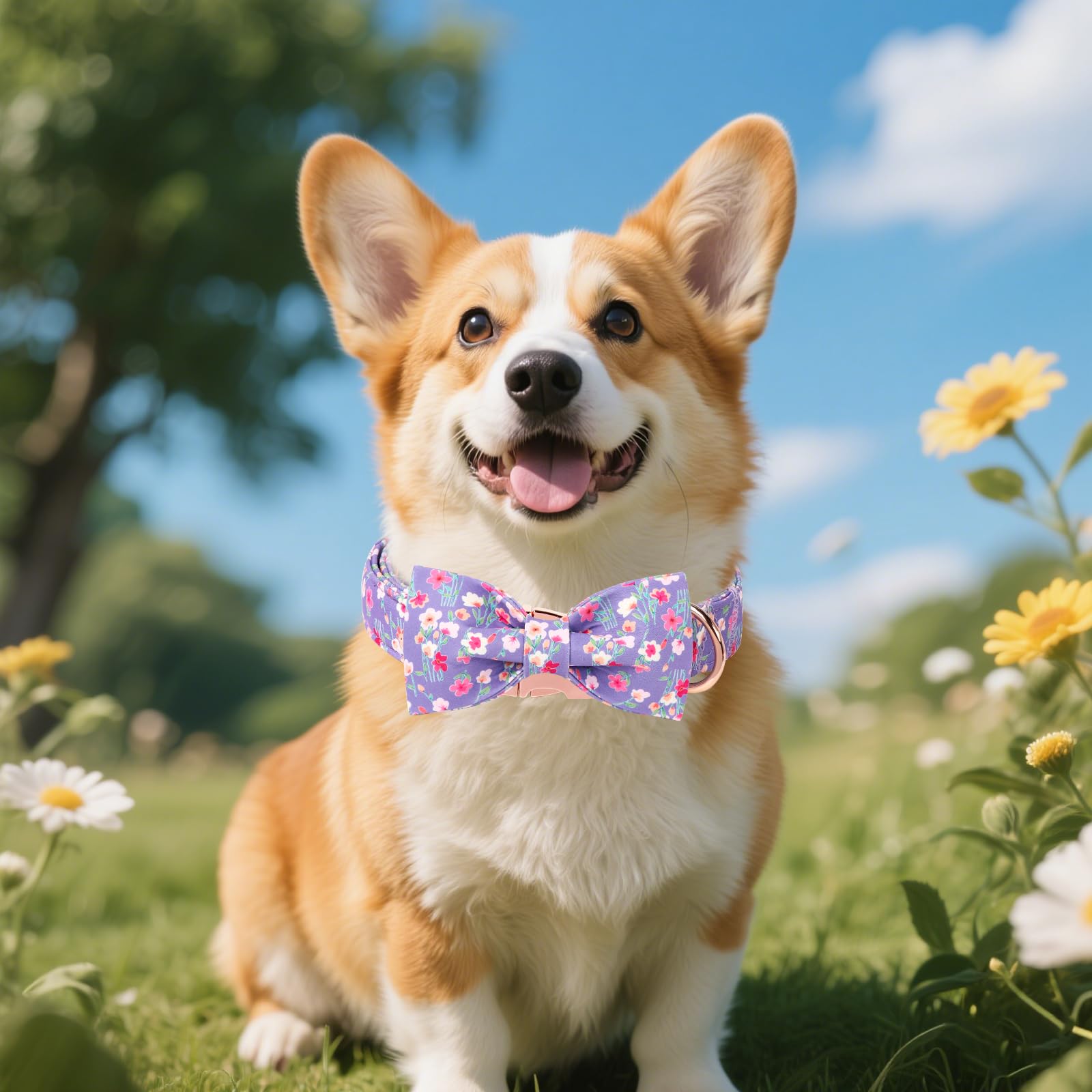 Unique Style Paws collar con anilla en D para mayor durabilidad
