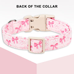 Unique Style Paws Collar Perro Flor Rosa, ideal para fotos y celebraciones.