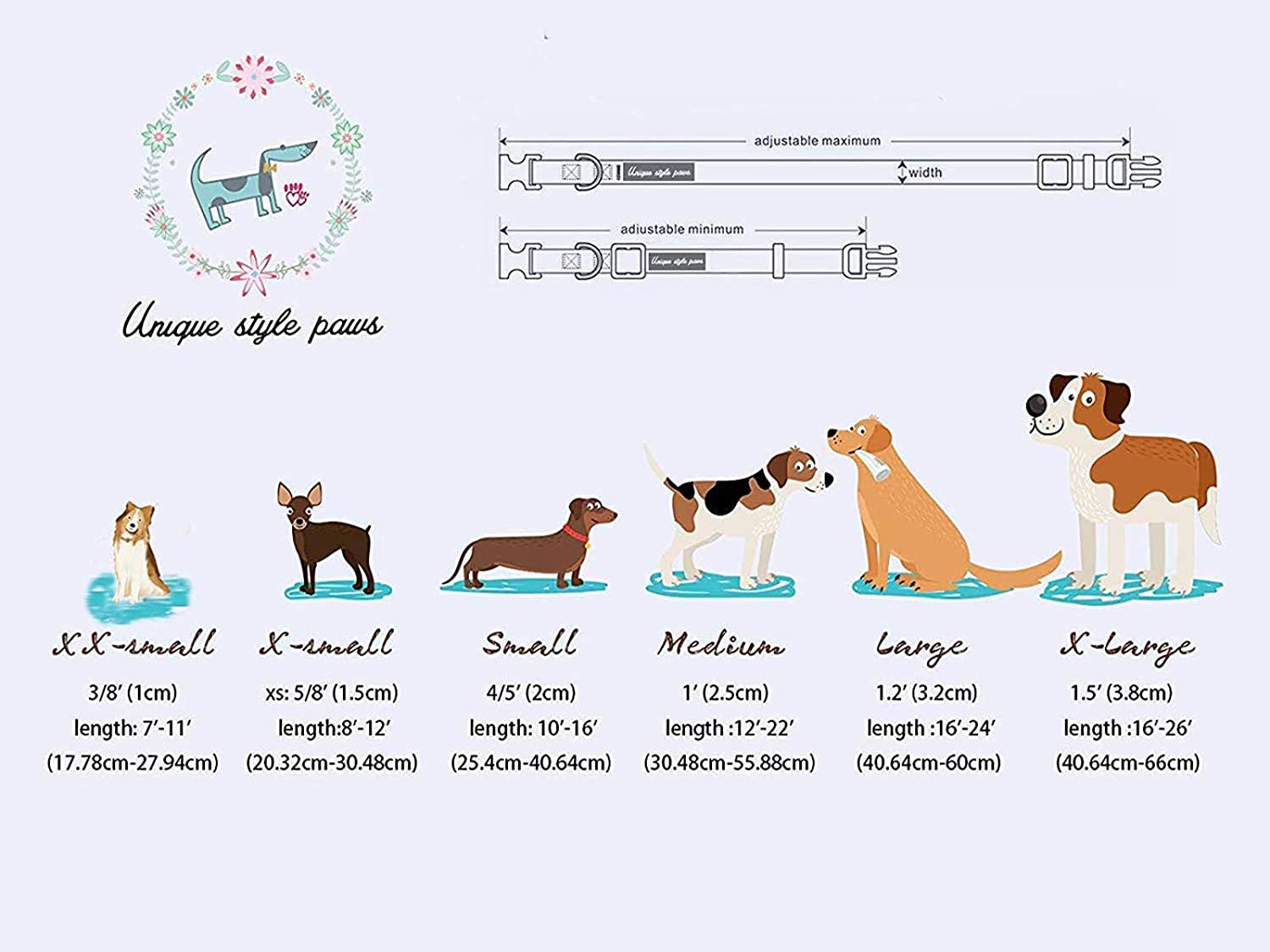 Unique style paws collar para regalos, perfecto para fotos y celebraciones.
