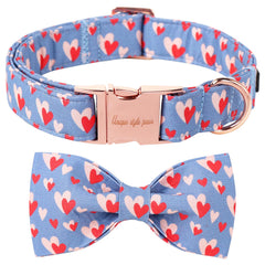 Unique style paws collar rojo con lazo: elegante para eventos