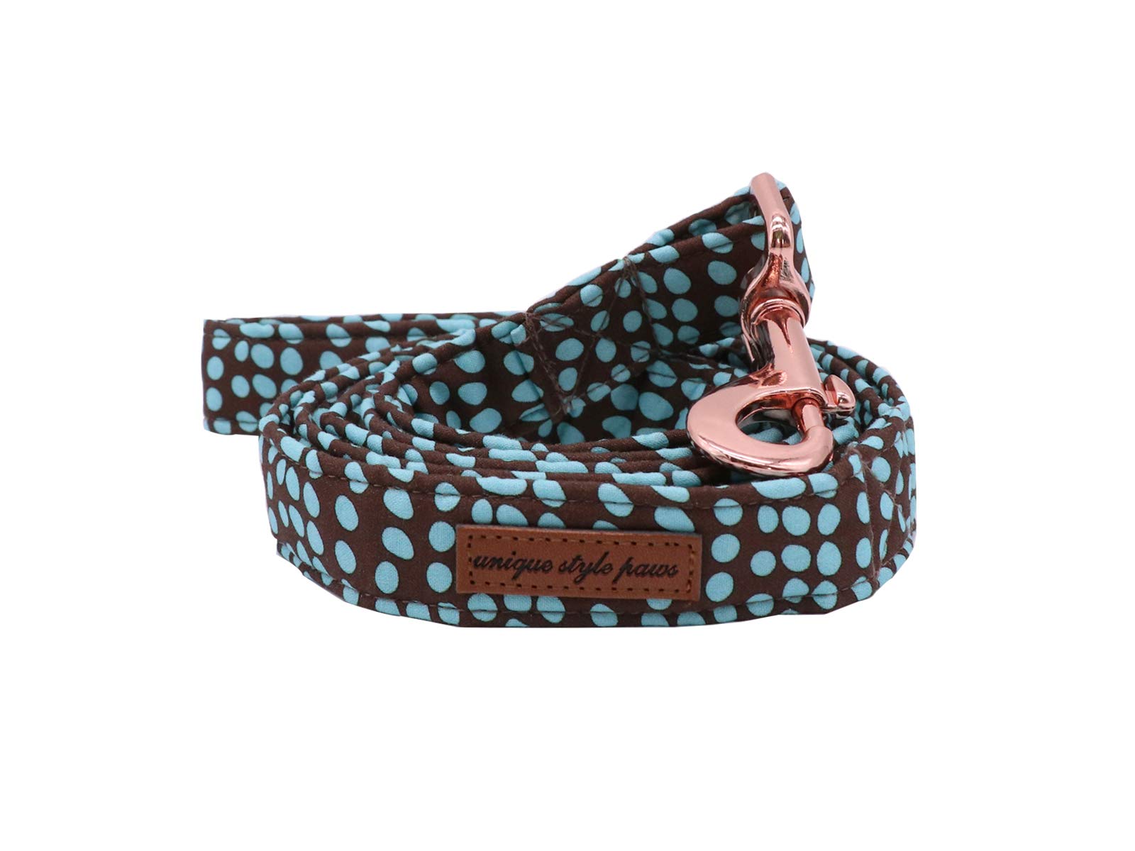 Unique Style Paws correa para perro con asa suave, ideal para paseos diarios