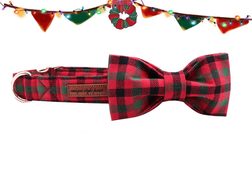 Unique Style Paws lazo collar perro algodón, suave al tacto para uso diario.