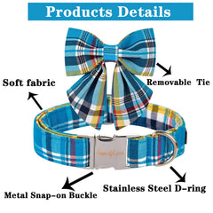 Unique style paws lazo desmontable en collar, añade estilo para ocasiones especiales