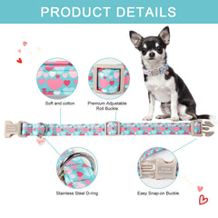 Unique Style Paws diseño de San Valentín para paseos y eventos.