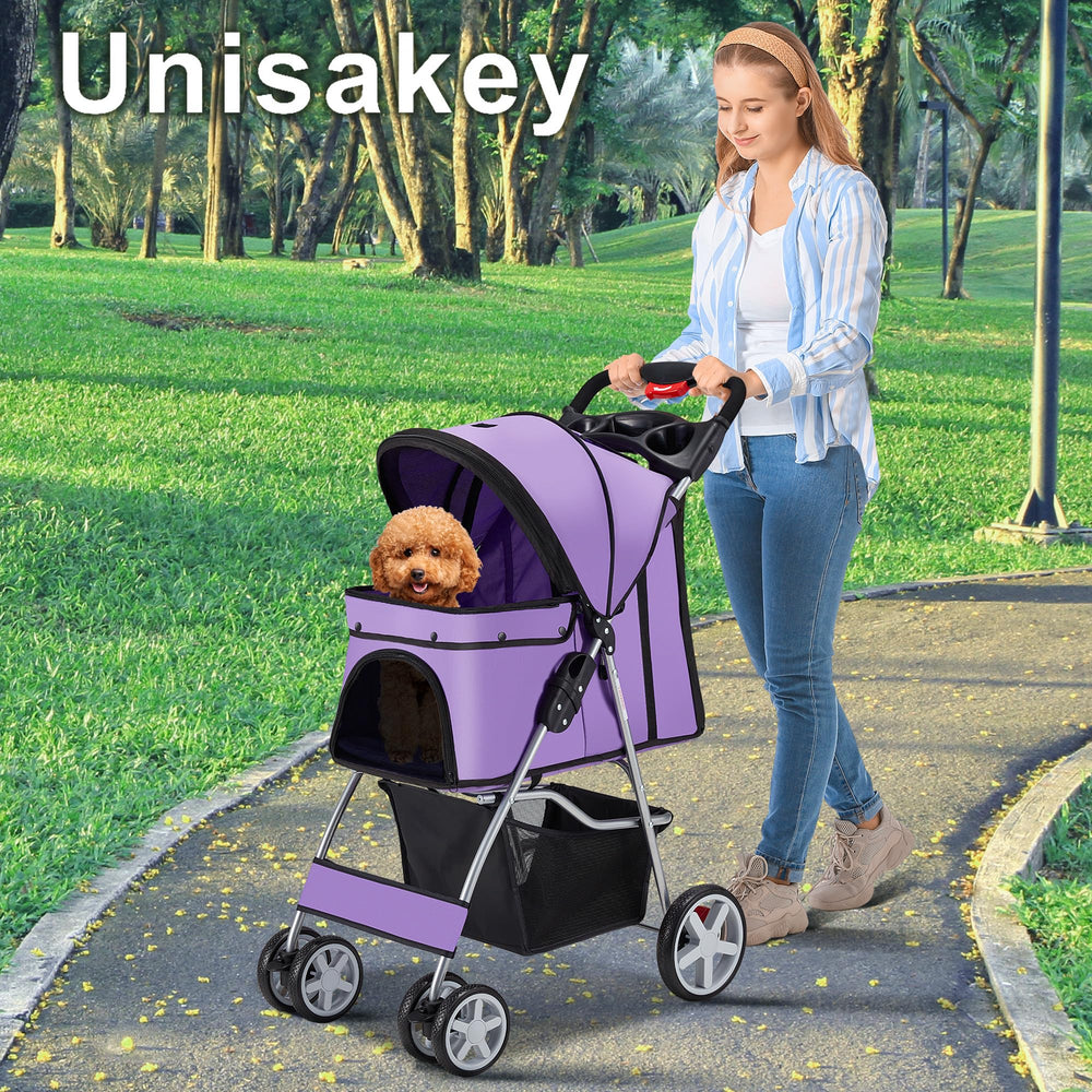 Unisakey espacio de almacenamiento inferior para salidas ordenadas con mascotas.