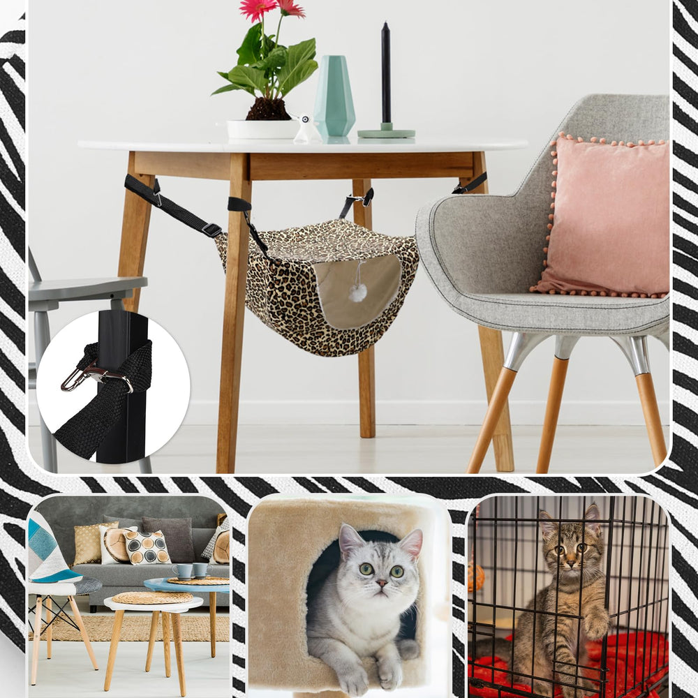 Unittype hamaca para gatos, tela suave, cálida y apta para todas las estaciones.
