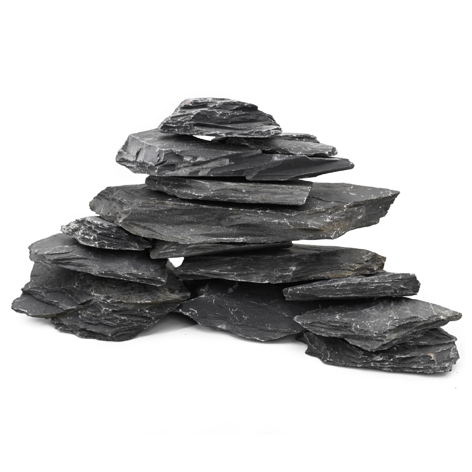 Unocho-piedras-pizarra natural para terrarios, brindan superficies seguras para reptiles.