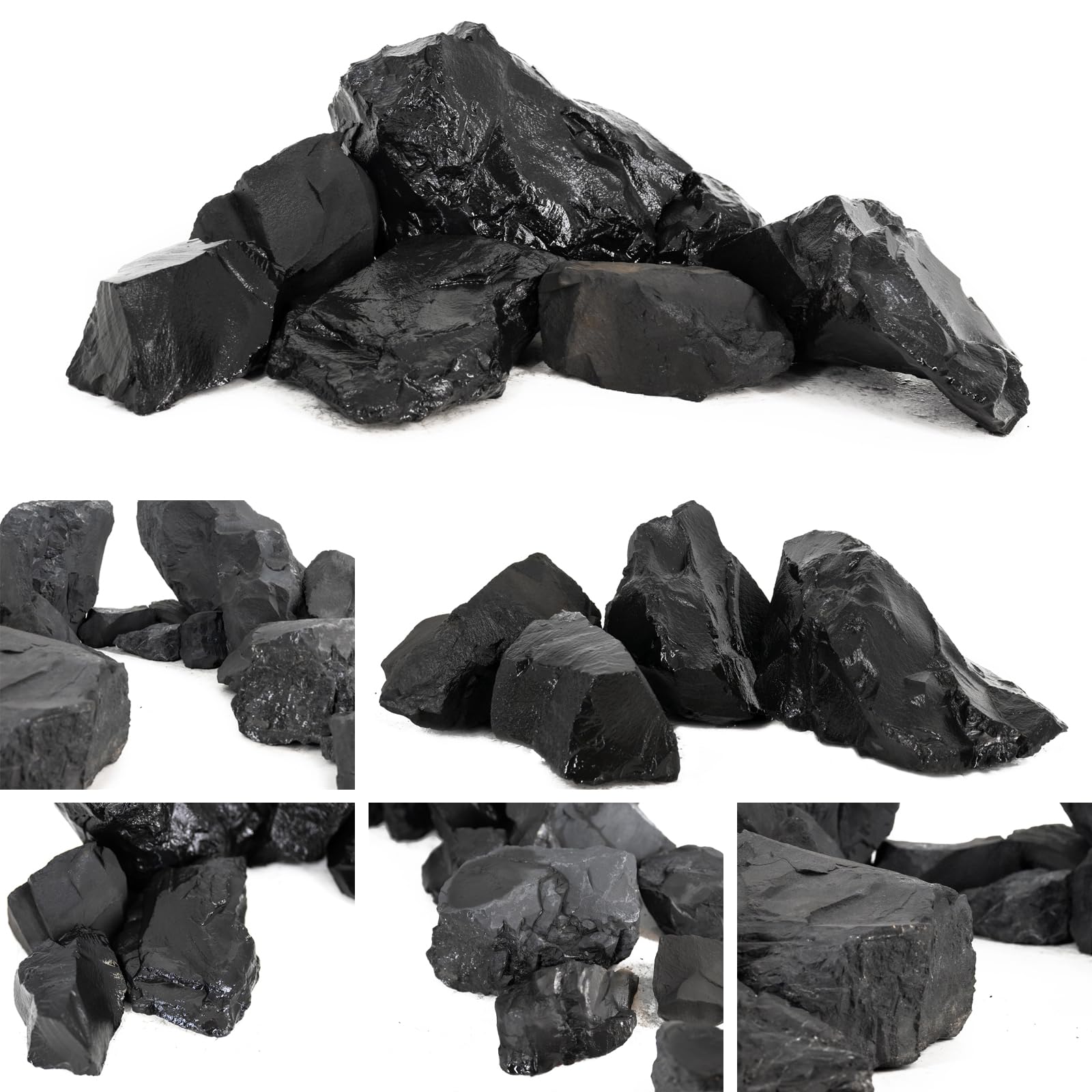 Unocho rocas acuario decorativas para tanques de agua dulce.