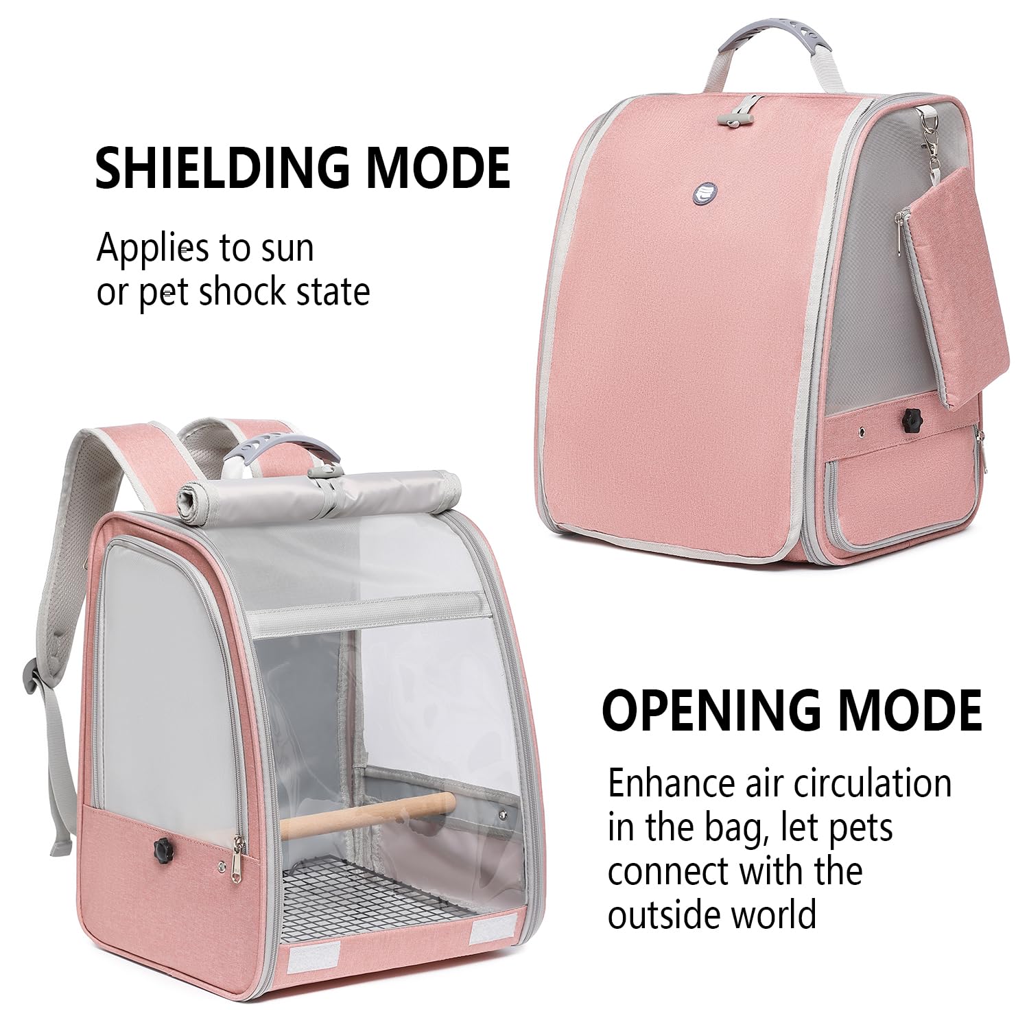 UOOPET uso exterior y viaje ligero para paseos con tu ave