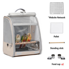 UOOPET mochila portadora de aves con malla ventilacion