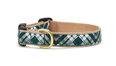 Collar Gordon Plaid de Up Country para paseos seguros y duraderos.