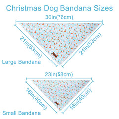 Bandana UP URARA PUP con dibujo de zanahoria y conejo, ideal para fotos festivas.