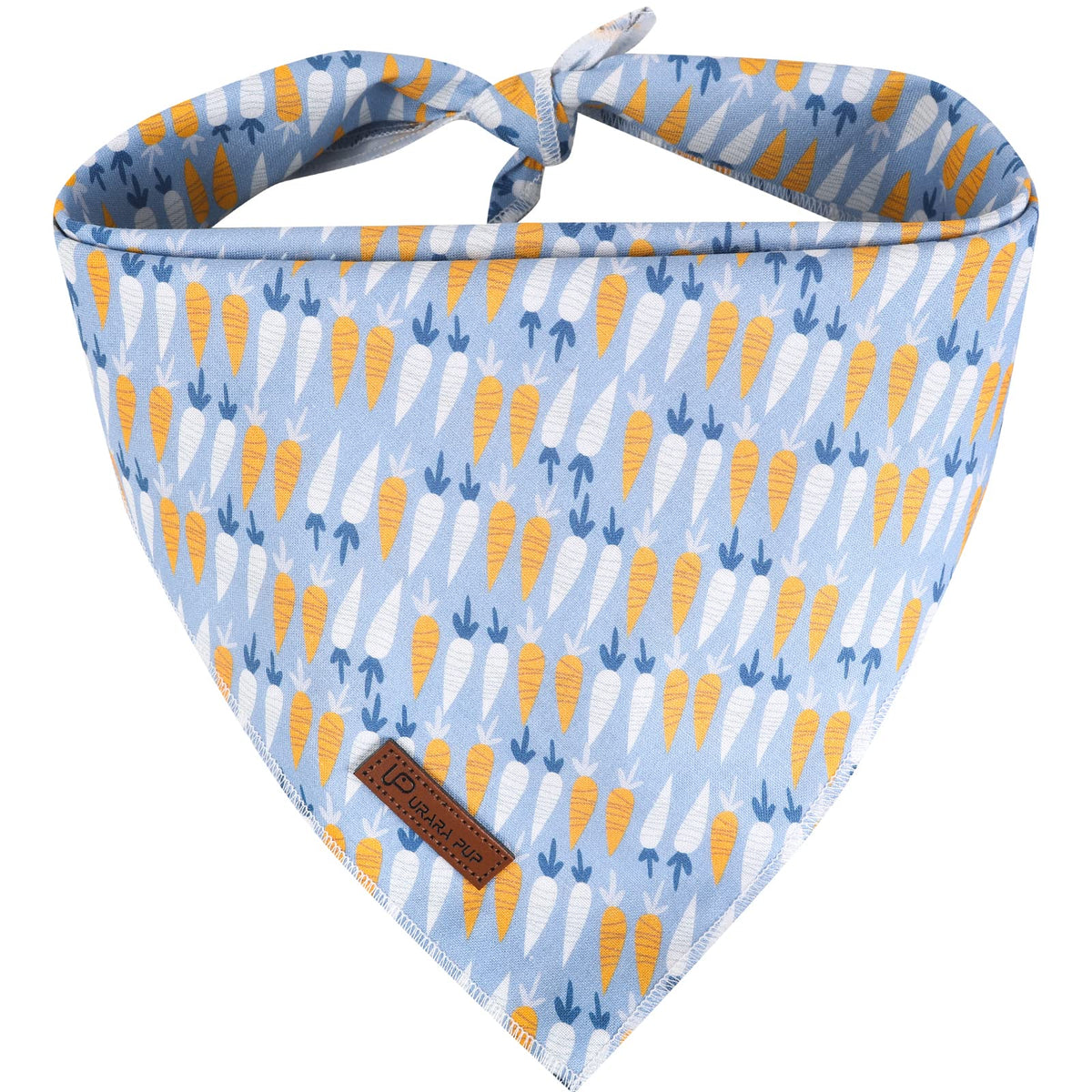 UP URARA PUP bandana de Pascua para perro, lista para lucir festiva y cómoda.