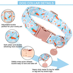 UP URARA PUP collar algodón suave: piel sensible gracias a la tela cómoda