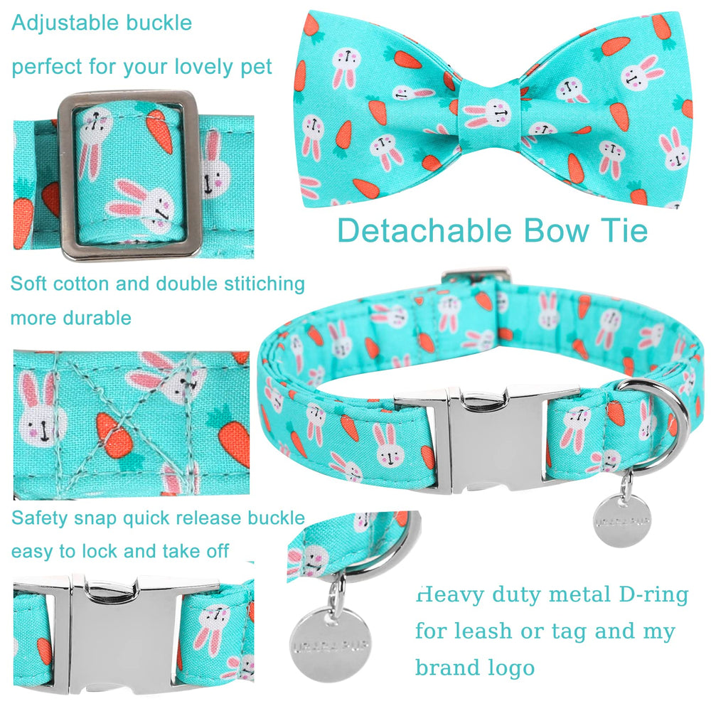 UP URARA PUP collar algodón suave, cómodo para la piel del perro