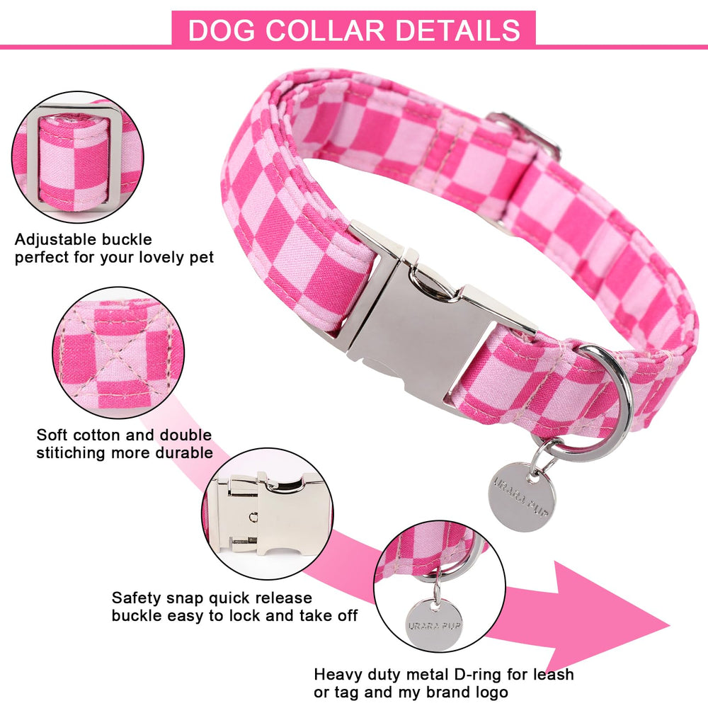 Collar UP URARA PUP detalle de tela de algodón suave