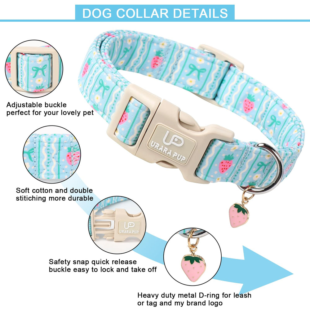 UP URARA PUP collar colgante dinosaurio verde, detalle divertido para perros.