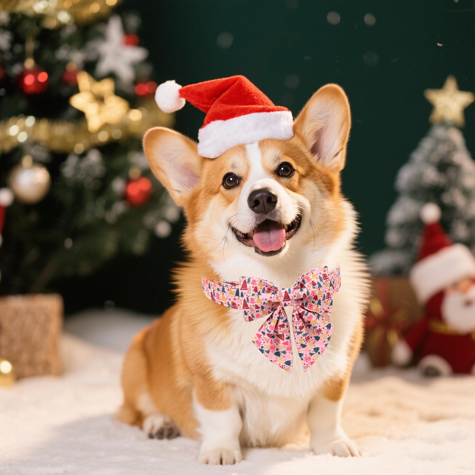 Collar ideal para inviernos y salidas festivas para perros