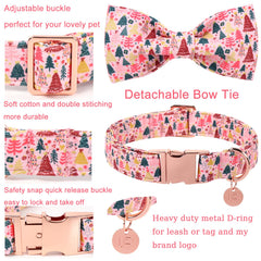UP URARA PUP collar con adorno de Santa, toque festivo para tu mascota