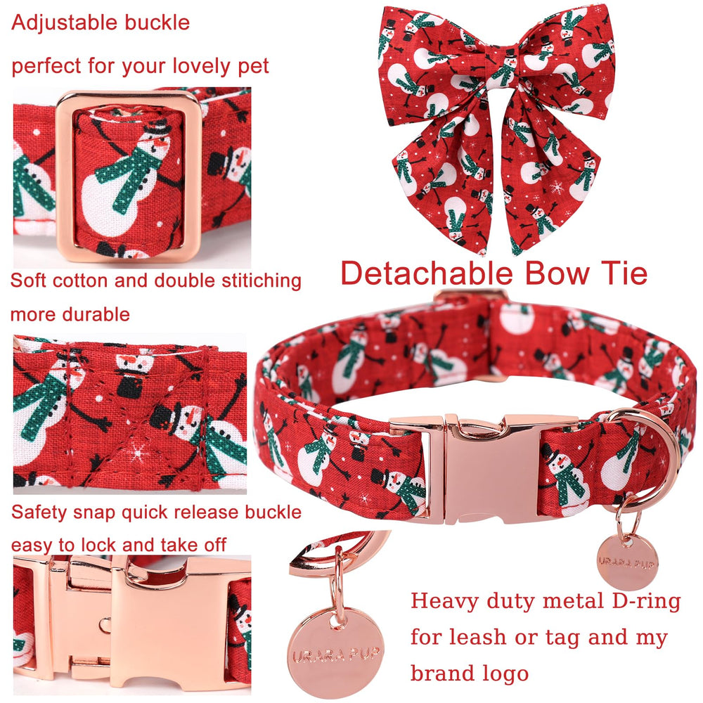 UP URARA PUP collar navidad arbol, realza la presencia de tu mascota.