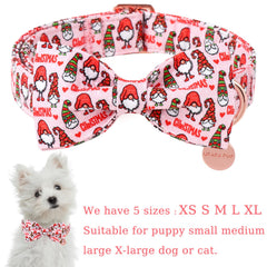 UP URARA PUP collar navideño con ajuste cómodo para perros medianos