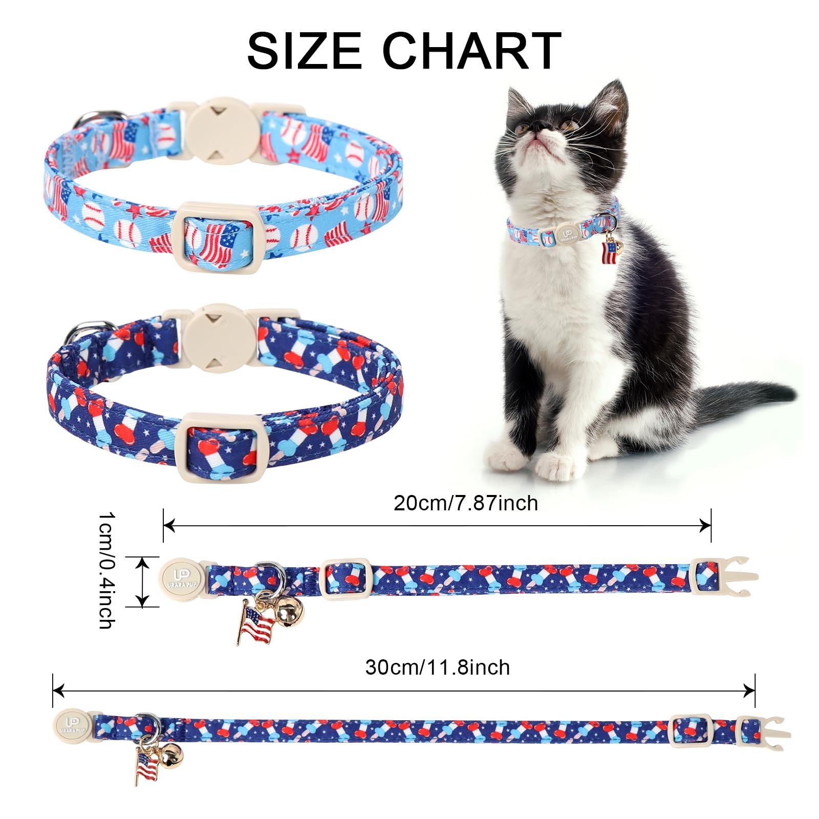 UP URARA PUP conjunto-dos-collars-gatos ideales para atraer miradas.