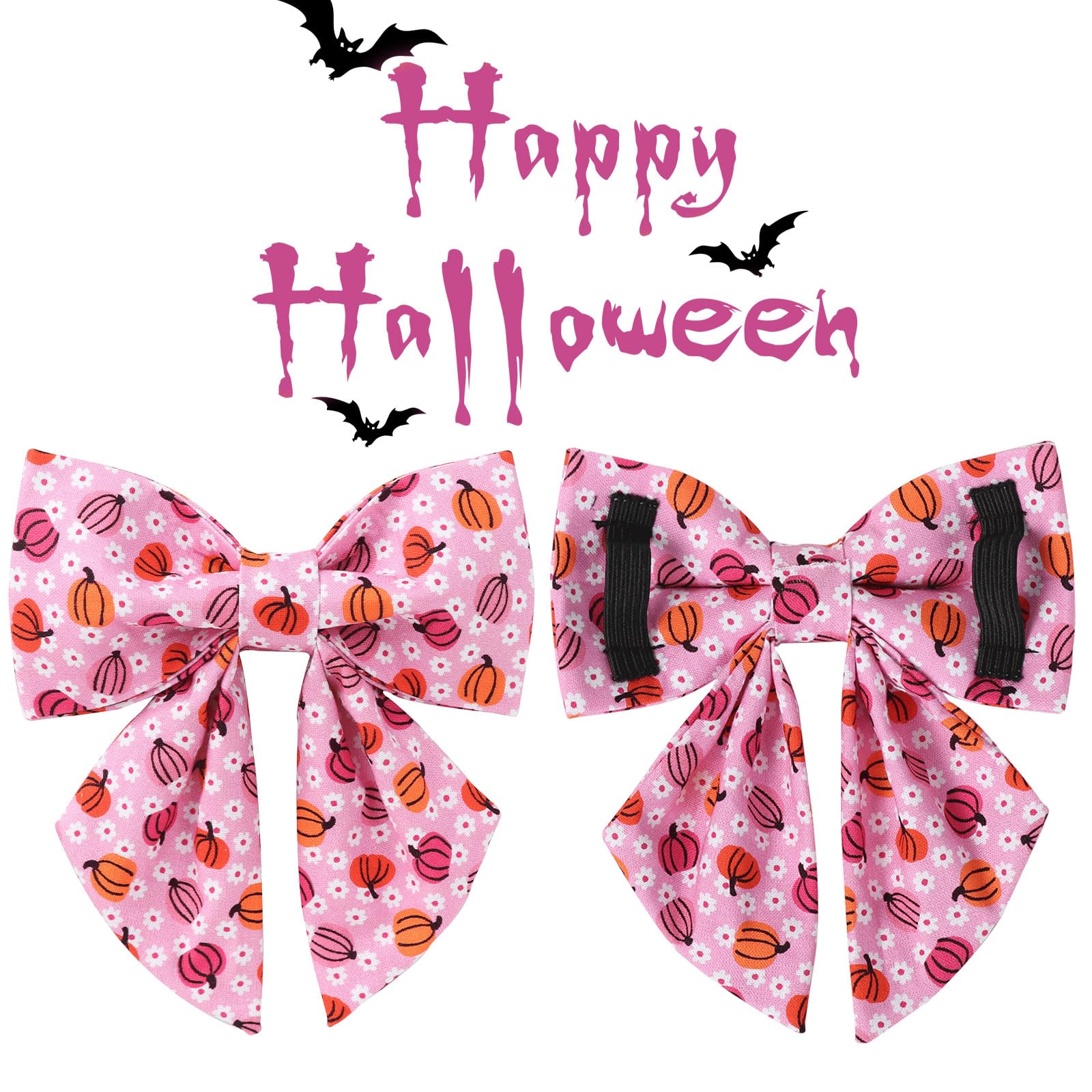 UP URARA PUP lazo Halloween con dibujos, añade encanto al atuendo del perro.